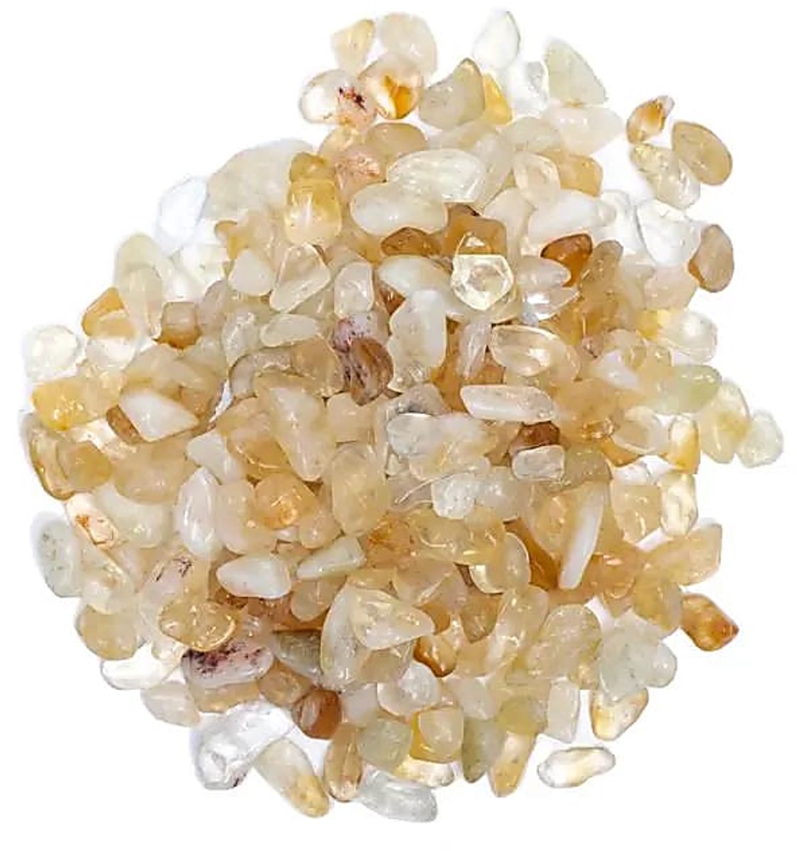 Citrien (verbrande Amethist) Trommelstenen A/b Qual. - ±800g; ±0,5-2,5 cm - ±800g; ±0.5-2.5cm
