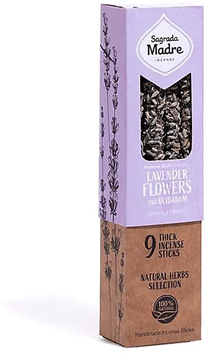 Sagrada Madre Kruidenwierook Lavendel Olibanum - 38g
