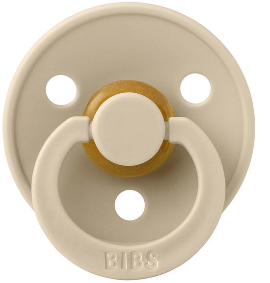BiBS - Colour Pacifier - Stage 1 Fopspeen - 0+ maanden - 2 stuks - Blush / Cloud van BIBS — afbeelding 5