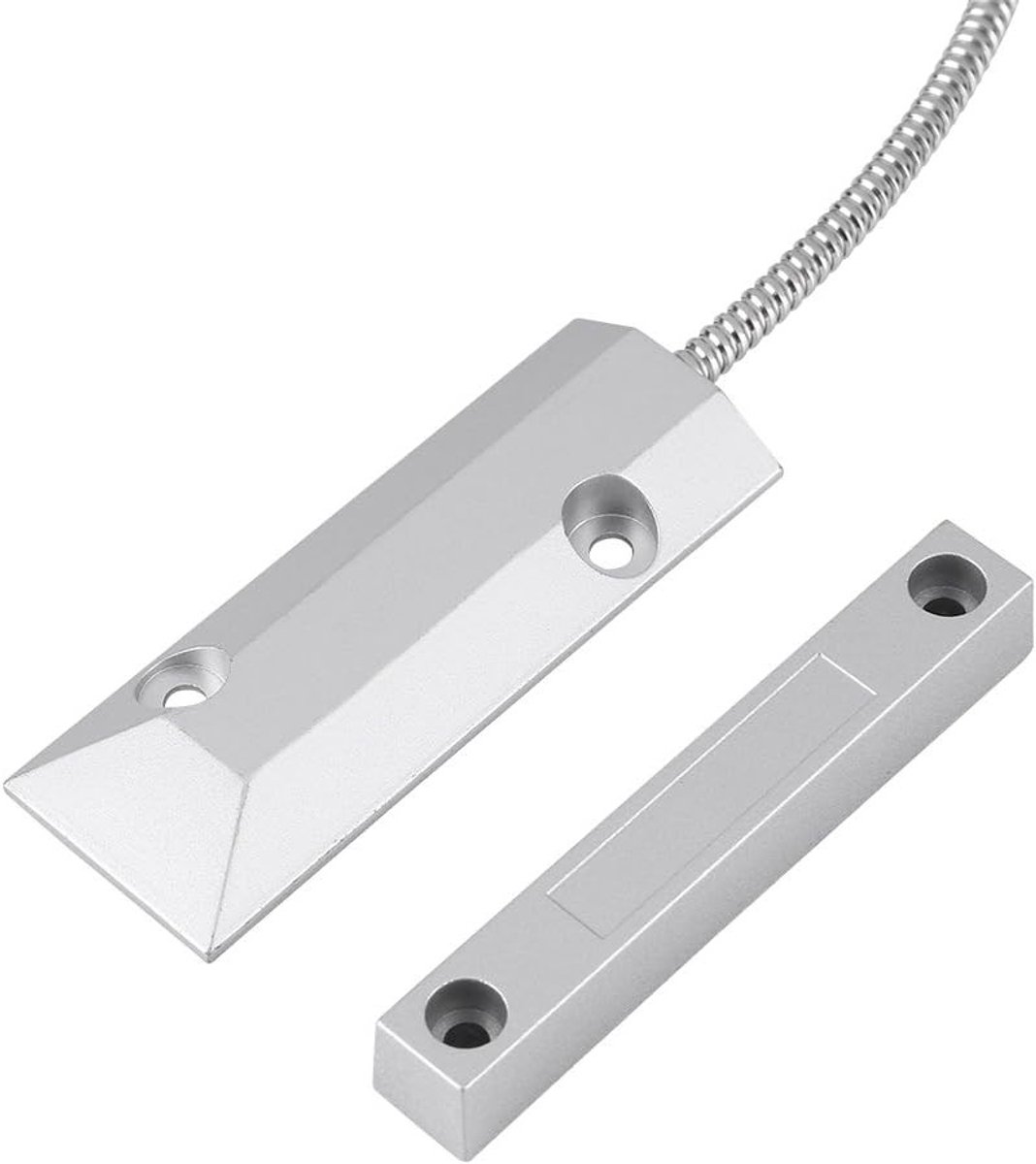 Magnetische Deur- en Raamcontactdetector met Bedrade Verbinding van Zinklegering voor Veiligheid Thuis en in de Garage