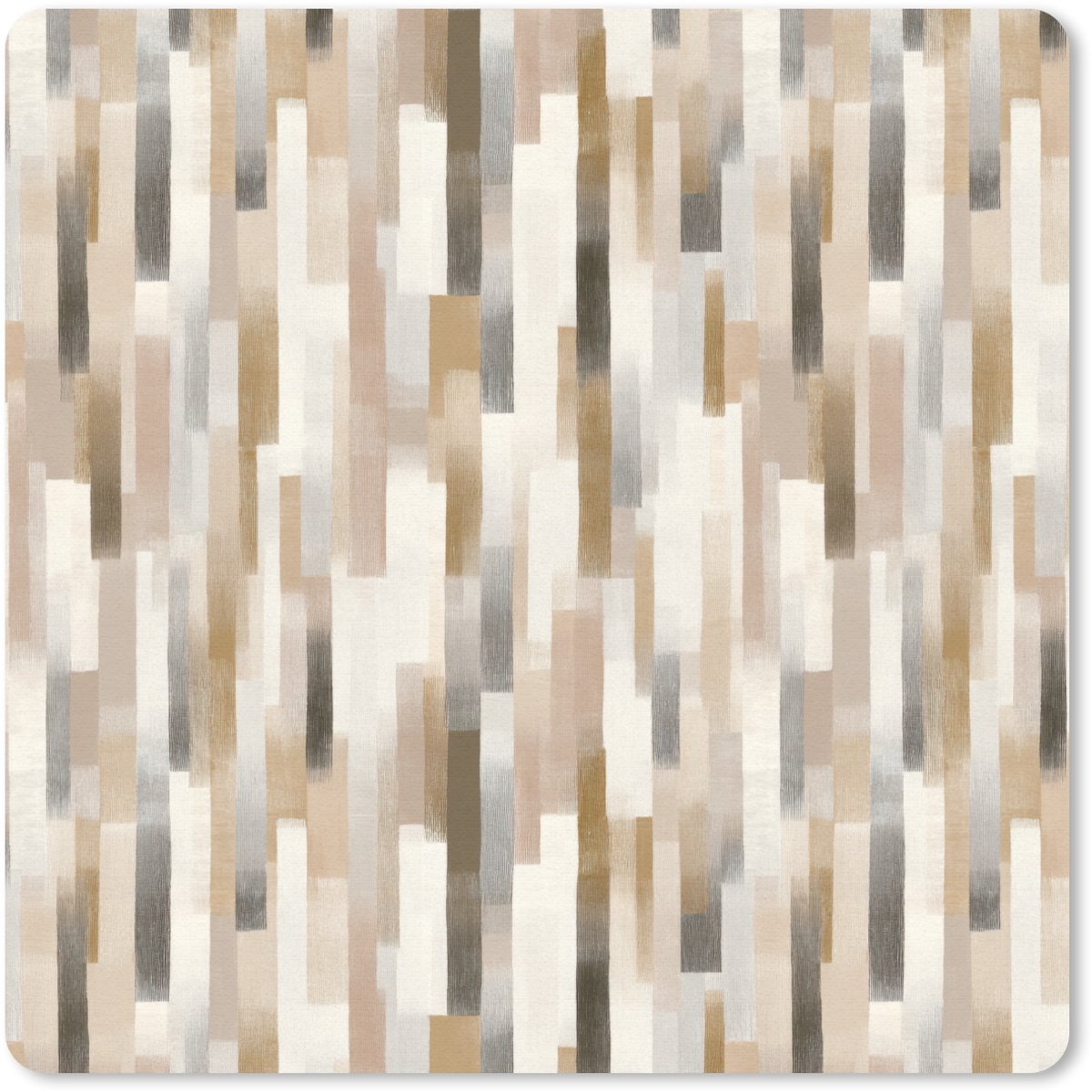 Muismat 20x20 cm - Mousepad Abstract - Patroon - Kwaststreken - Muismatten