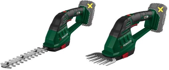 Grass Shears, Shrub Scissors Set, Compatible with Makita 18 V, Cordless Secateurs, Hedge Trimmer, Handheld Lawn Shears, Shrub Trimmer, Grass Knife, Shrub Scissors Knife (without Battery