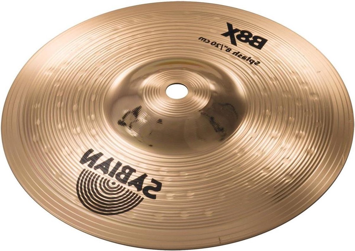 Splash Bekken - Effectbekken Brons - Muziek Maken - Snel en Helder - 8 inch - Brons
