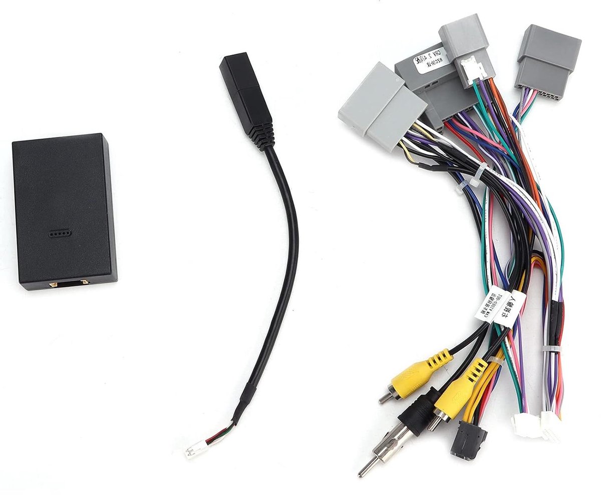 Auto Kabelboom Adapter - Audio Kabel - Android Installatie - 16-polig Canbus - 23.5 cm - Zwart