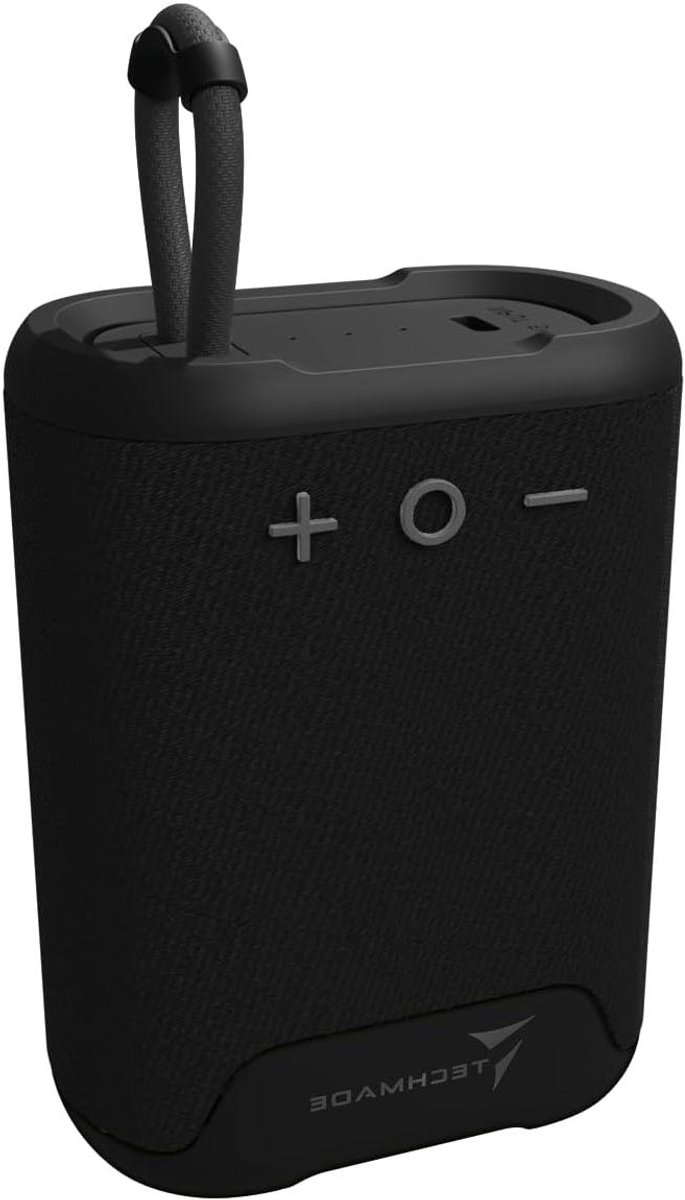 TECHMADE My Speaker M350 without cable - Color Full Black - Speaker without cable portable, wireless speaker box with compact design, USB