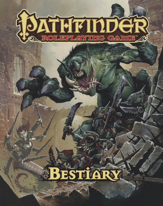Pathfinder Roleplaying Game Bestiary - cover