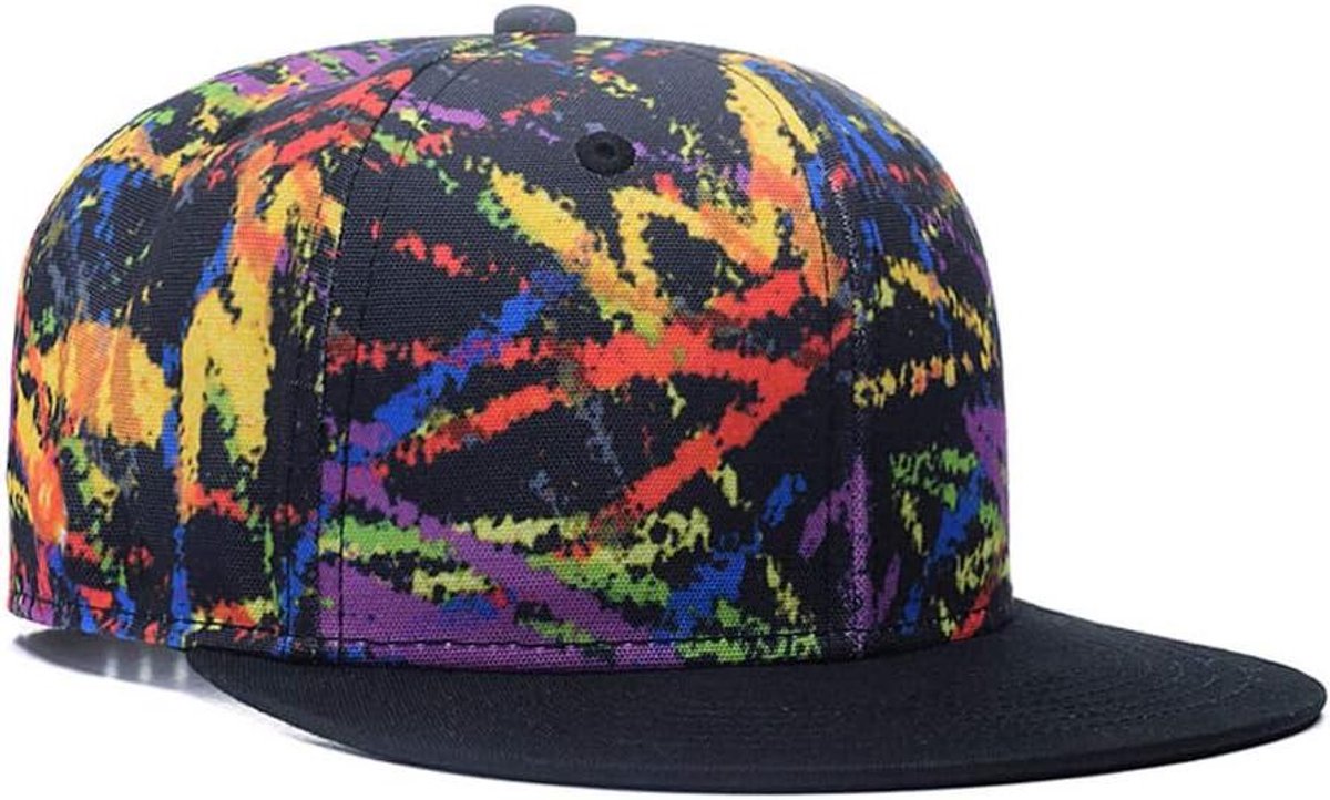 Snapback Petten - Baseball Caps - Dagelijks Gebruik - Verstelbare Pasvorm - One Size - Zwart