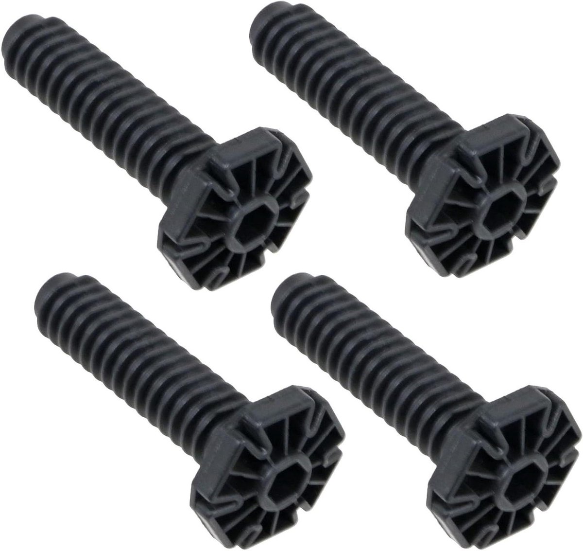 Vaatwasser Voet - Verstelbare Pootjes - Apparaat Stabiliseren - Set van 4 stuks - 91 mm lengte - Zwart