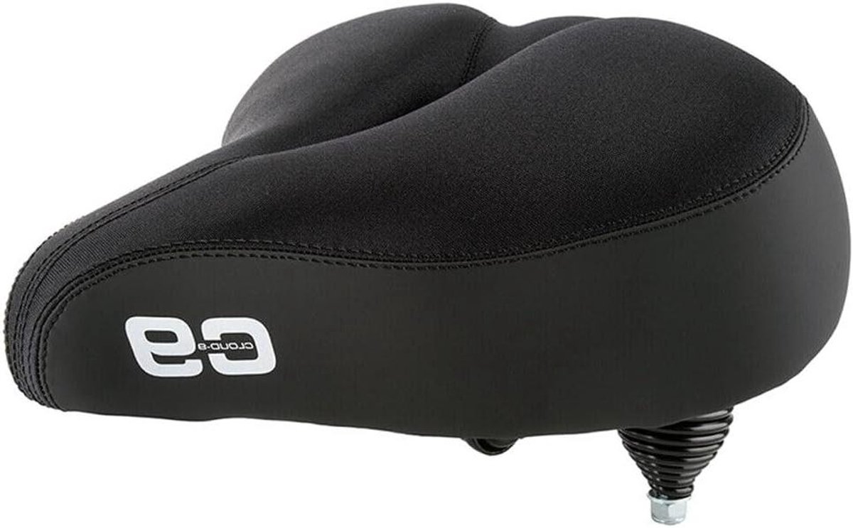 Fietszadel Cruiser - Comfortzadel Gelzadel - Comfortabel Fietsen - Schuim en Gelvulling - Standaard Maat - Tricolor