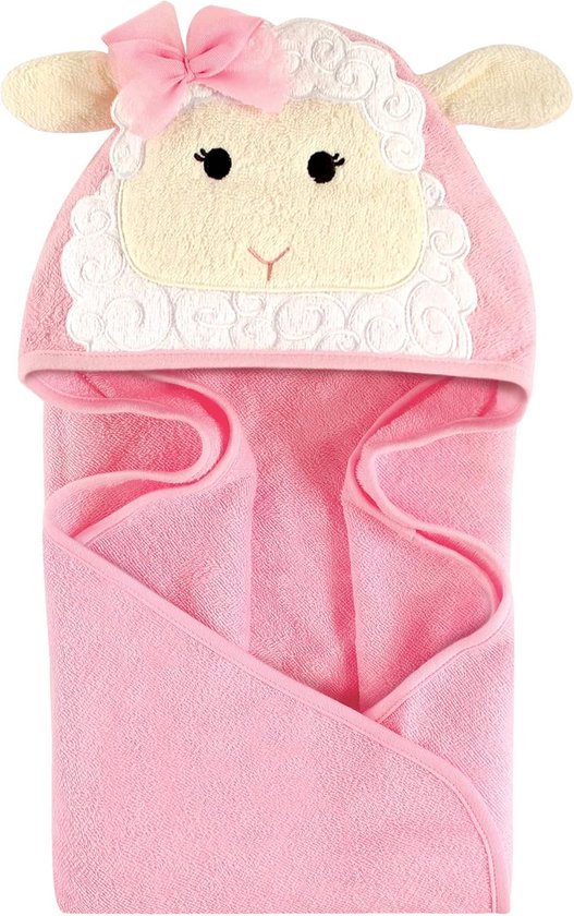 Badcape met Capuchon - Baby Handdoek - Baby Afdrogen - Extra Groot Formaat - 84 x 84 cm - Ezel — afbeelding 4