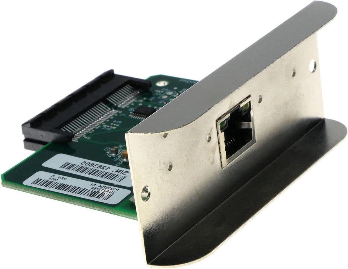 Ethernet Print Server - Netwerkkaart Printer - Netwerk Printer - Interne Module - 93 Gram - Zwart
