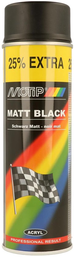 Motip Matt - Black * - 0,5 l - Afwerkingslaag