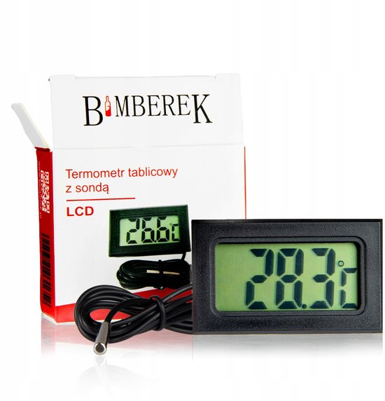 Bimberek - Elektronische Digitale Thermometer - Precieze LCD - Sonda - Voor Alcoholen van Bimberek — afbeelding 2