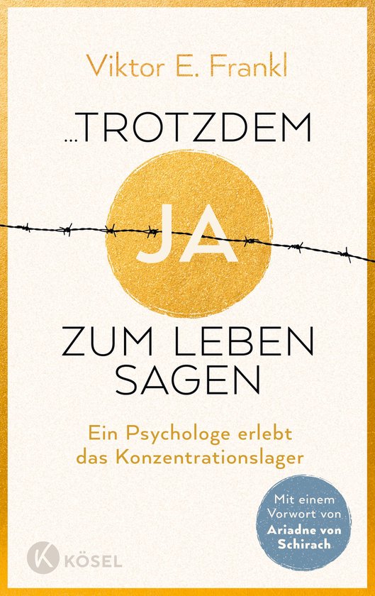 Boekomslag met de titel '...trotzdem Ja zum Leben sagen' van Viktor E. Frankl.