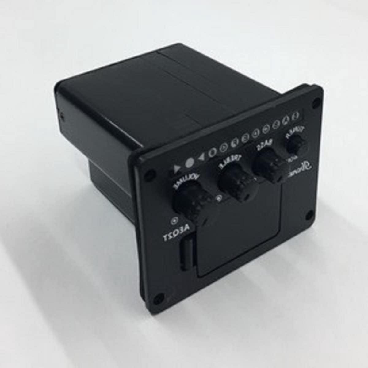Gitaar Voorversterker - Preamp Gitaar - Muziek Versterken - Platte Hoofdeenheid - 20 Watt - Zwart