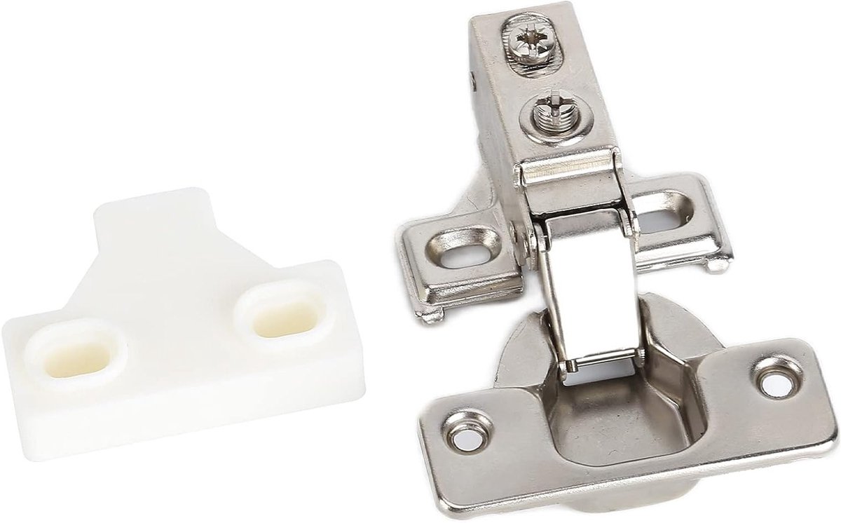 Opening Angle 90-105° Ingebouwde 35 Mm Hydraulische Volledige Overlay Scharnier met Korte Arm en Demping voor Deuren en Kasten met Smalle Zijkanten