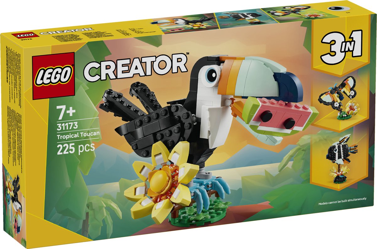 LEGO® Creator 3in1 Wilde Dieren: Tropische Toekan - 31173 — afbeelding 10