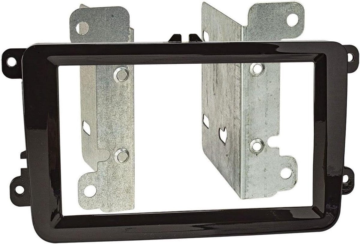 Dubbel Din Radio Frame - Inbouwframe Auto - Radio Vervangen - Nauwkeurige Pasvorm - 170x95mm - Zwart Pianolak