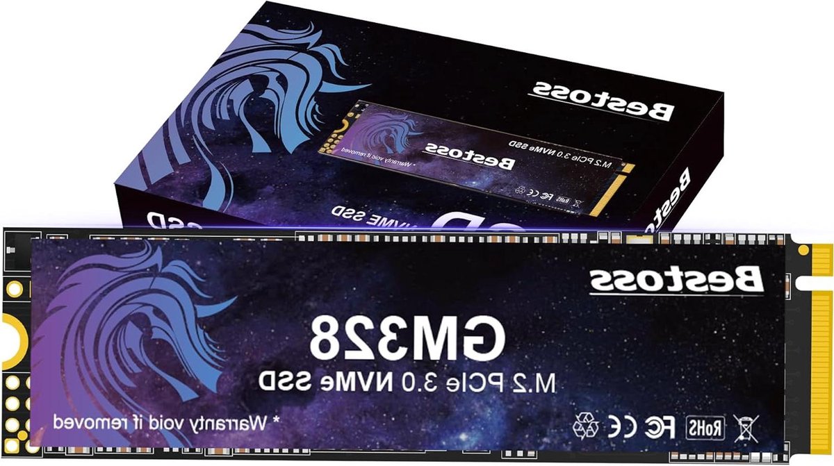 Interne SSD - Solid State Drive - Sneller Laden - PCIe Gen3 - 1TB - Paars en zwart