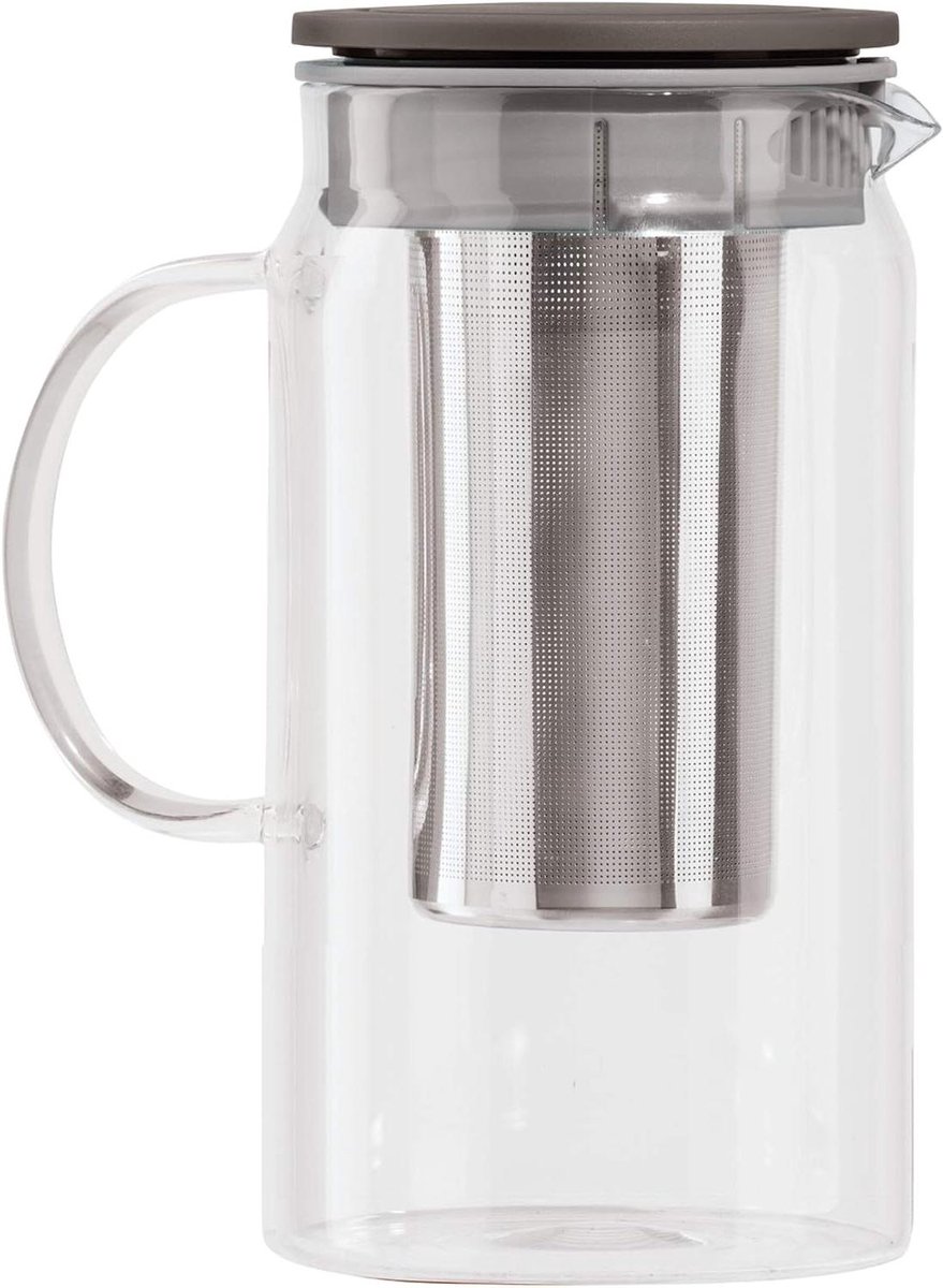 Glazen Theepot - Theekan met infuser - Thee Zetten - Hittebestendig Glas - 8 Cups - Transparant