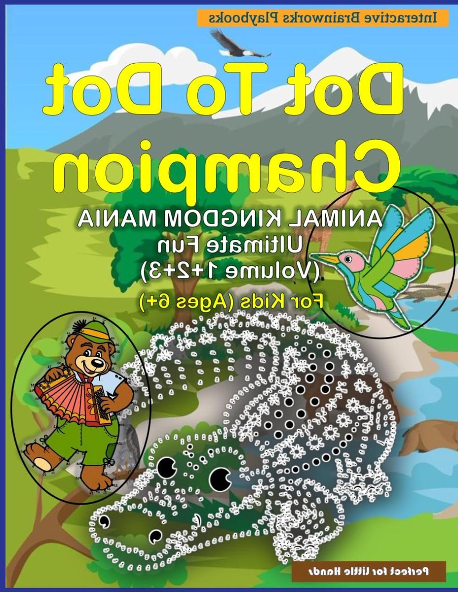 Puzzelboek Dierenrijk - Stippen Tekenen - Educatief Spelen - 105 Uitdagende Puzzels - Groot Formaat - Meerdere Kleuren