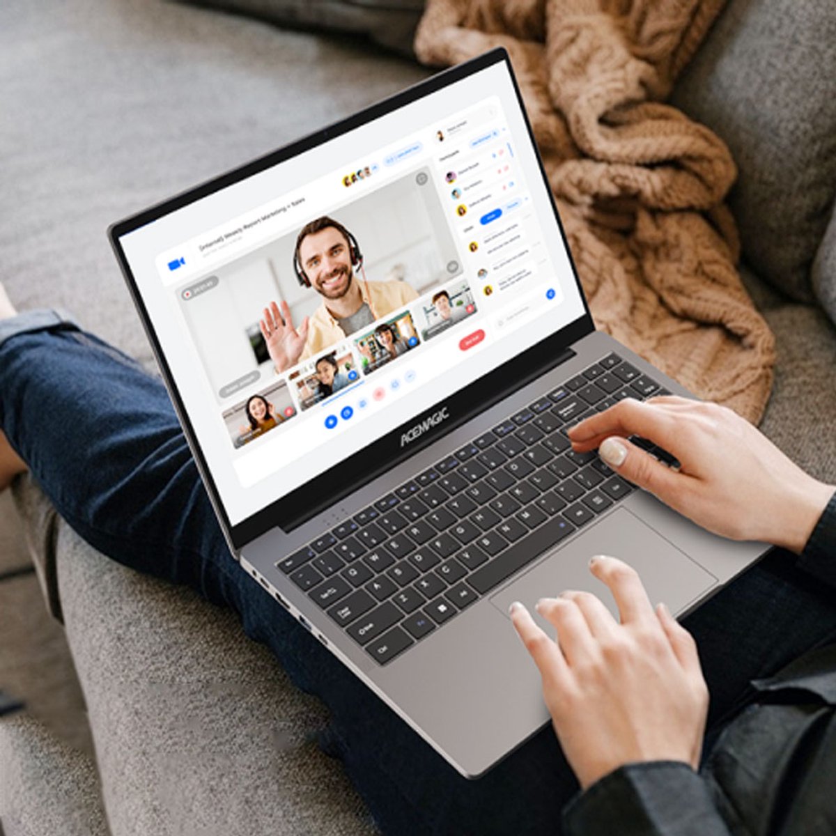 2025 AMD laptop - 15.6 inch Laptop met AMD Ryzen 7 5000 Serie (8C/16T, tot 4.3GHz) - 16GB RAM 512GB NVMe SSD Windows 11 Pro Laptop - Radeon RX Vega 8 graphics - WiFi 6 — afbeelding 7