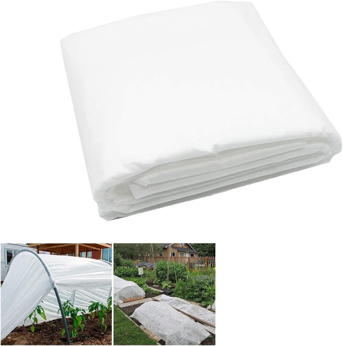 Winterbeschermingsfleece voor planten - Vorstbescherming, ademend, 2.5 x 3 m, tuinaccessoires, plantenbescherming, winterbescherming bloemen
