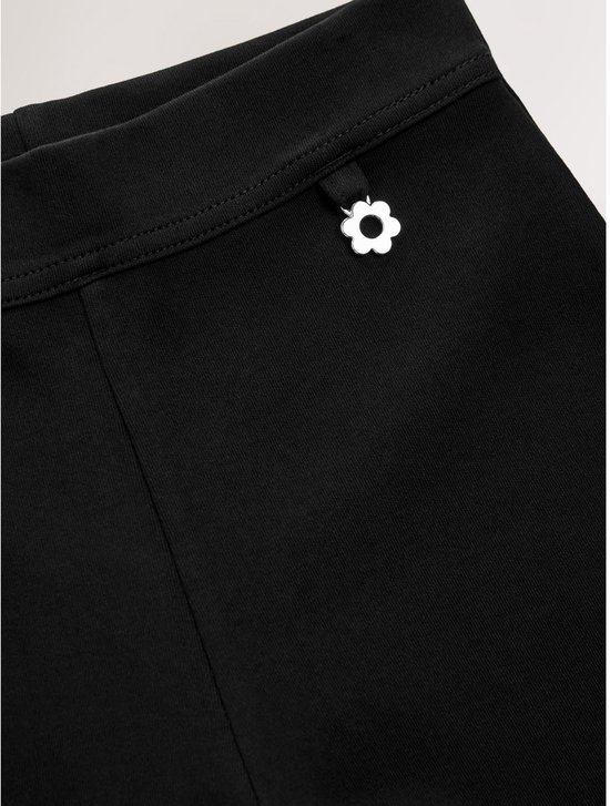 Next - Meisjes - 2 schoolbroeken met hoog aandeel katoen, stretchy, bootcut en elastische tailleband - Zwart