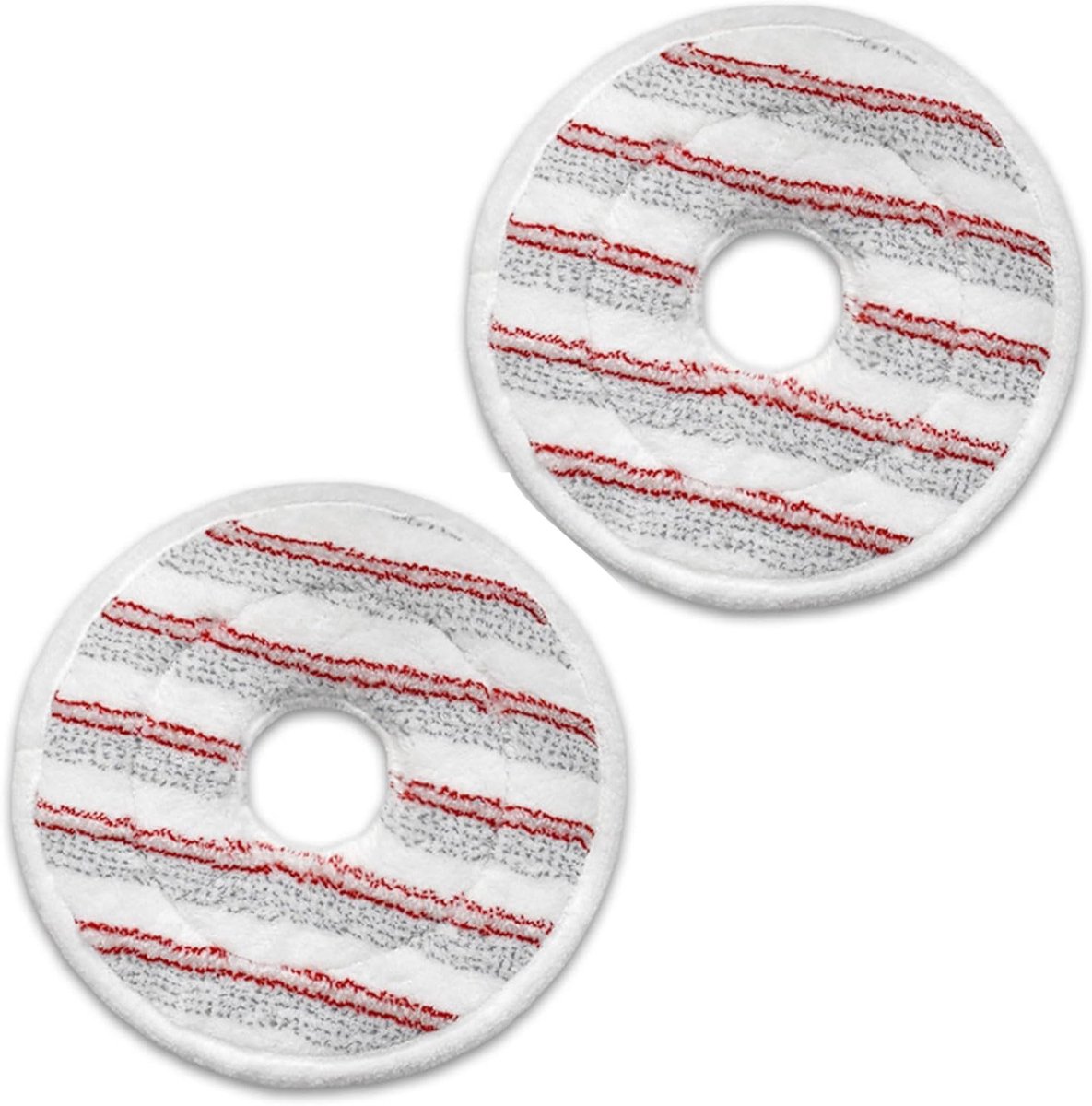 Microfibre Navullingsset voor Spin en Clean Mop - Vervangende Mopkop, Geschikt voor Spin Mop Emmer en Bezem (Rood)