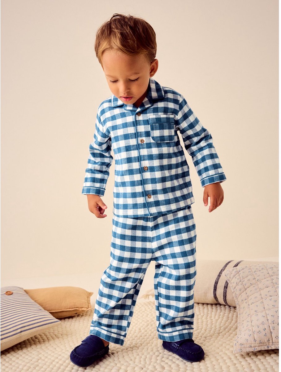 Next - Jongens - Pyjama met knopen - Blauw