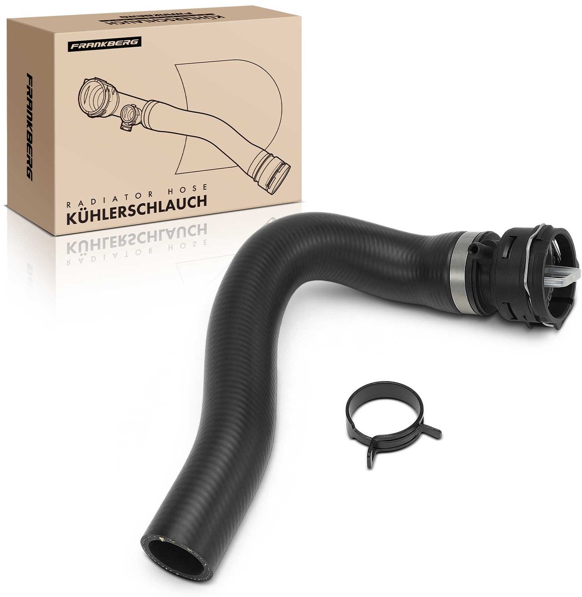 Frankberg 1x koelslang boven voor Audi A6 2004-2011