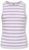 ONLY KOGKENYA RIB STRIPE TANK TOP JRS Débardeur Fille - Taille 146/152