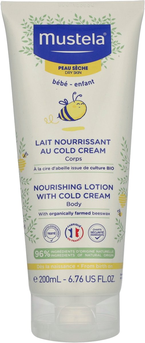 Mustela Nourishing Lotion With Cold Cream - 200 ml van Must — afbeelding 2