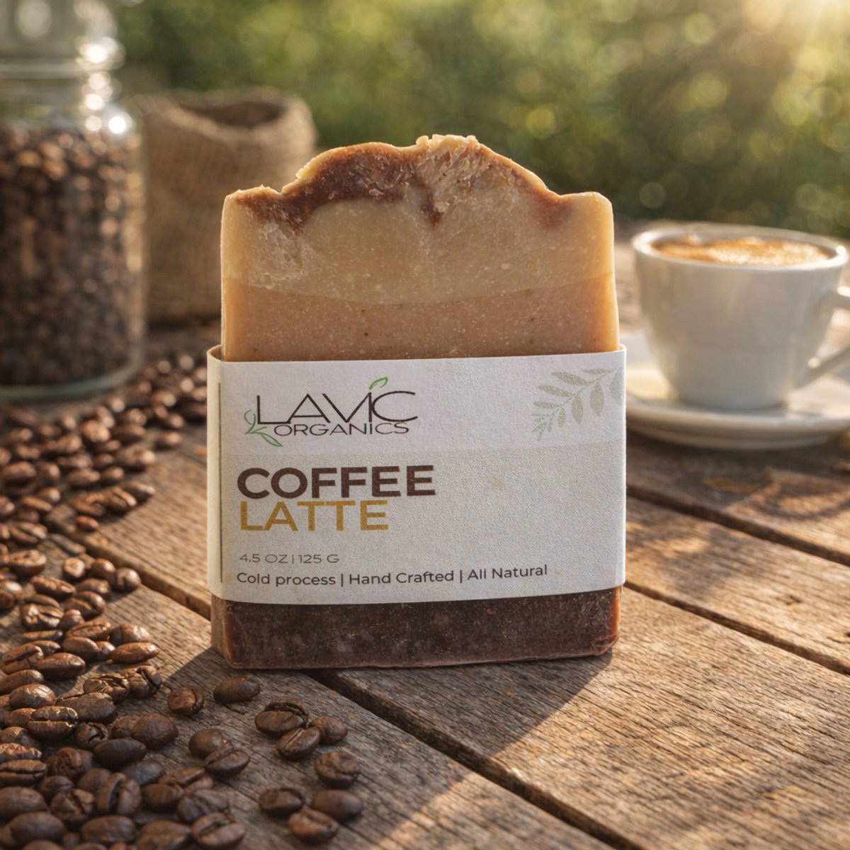 World2You® | Coffee Latte zeep | Vegan | 100% natuurlijk | Plastic vrij