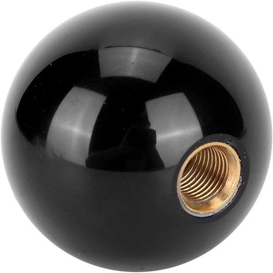 Versnellingspook Knop - Schakelhendel Auto - Auto Interieur Upgraden - Universele Pasvorm - 5-7 cm - Zwart — afbeelding 4