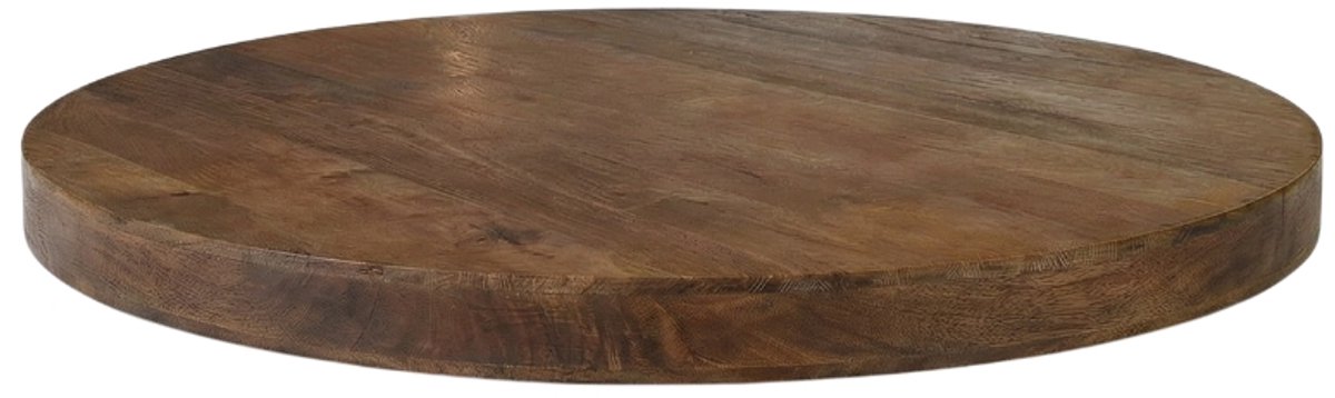 LABEL51 Modular Match Tafelblad - 1407 - Bruin - Hout - 120 cm - Rond - Straight