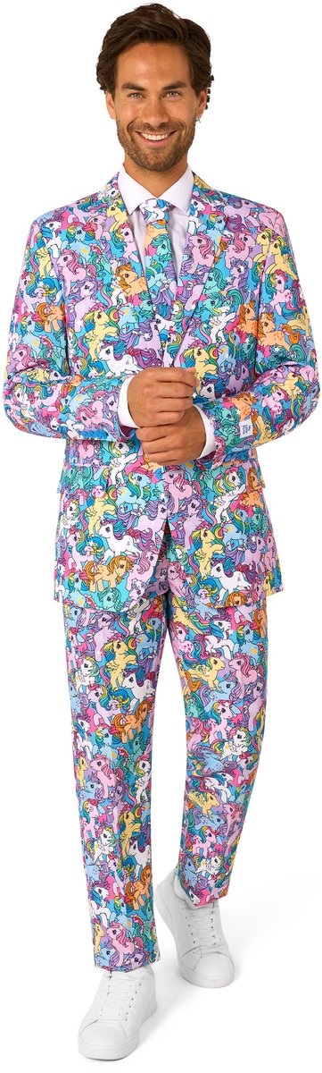OppoSuits My Little Pony's Mannen Pak - Heren Kostuum - Verkleedkleding - Carnavalskleding - Meerkleurig - Maat 58