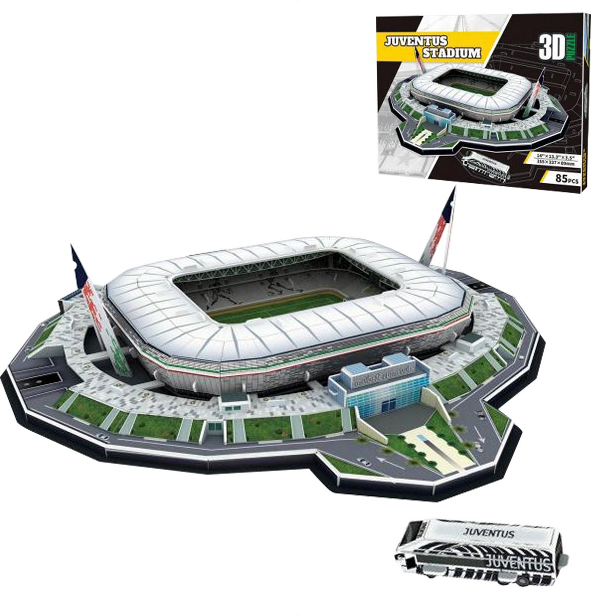 WEBU Juventus Stadion - 3D puzzel - voor volwassenen en kinderen