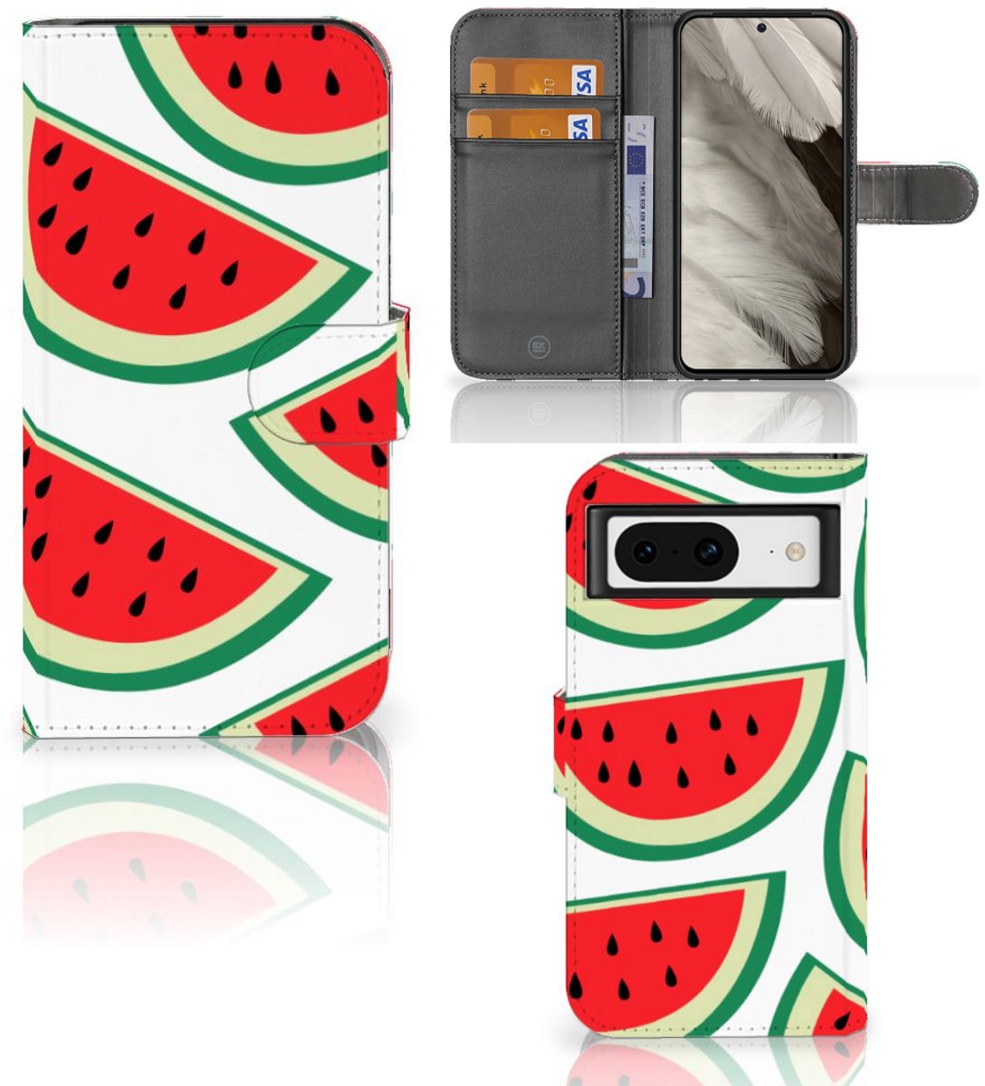 Google Pixel 8 Book Cover Watermelons