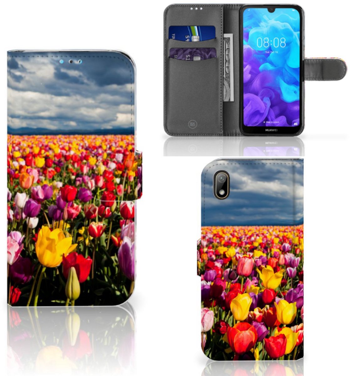 Huawei Y5 (2019) Hoesje Tulpen