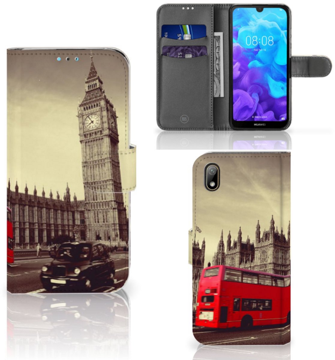 Huawei Y5 (2019) Flip Cover Londen
