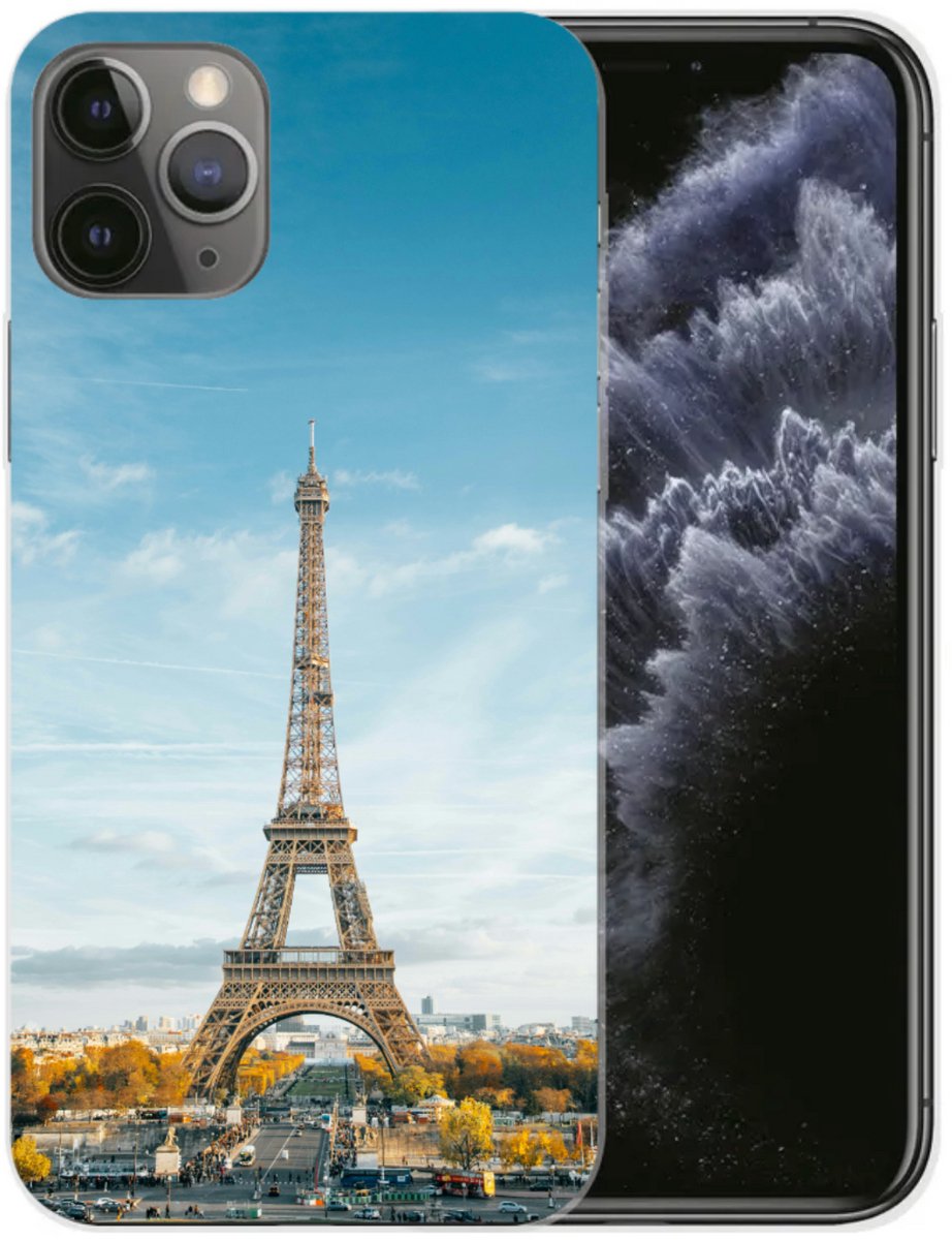 iPhone 11 Pro Hoesje – transparant TPU – zelf ontwerpen