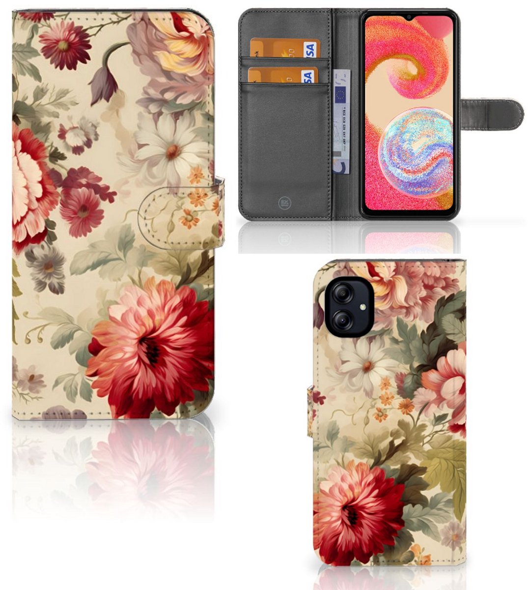 Hoesje voor Samsung Galaxy A04e Bloemen