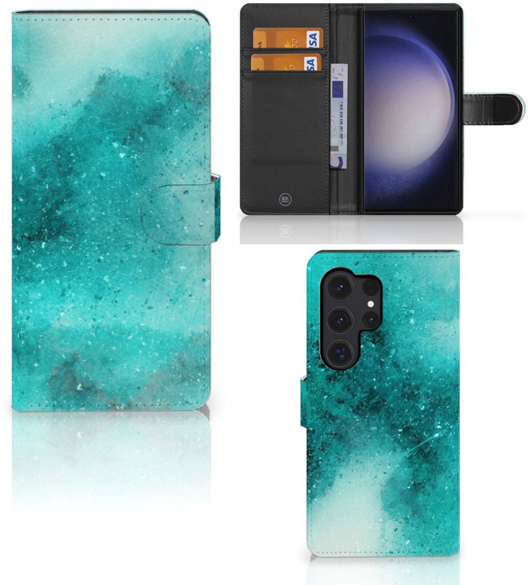 Hoesje Samsung Galaxy S24 Ultra Painting Blue