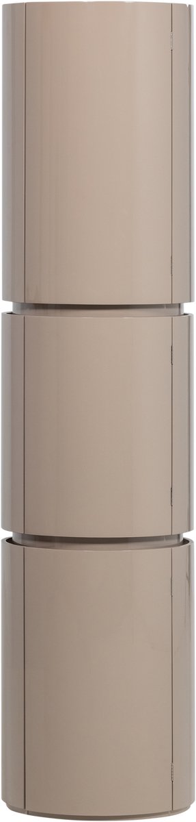WOOOD Sera Ronde Kast 188xØ45 cm - Hout - Hoogglans Zand - 188x45x45