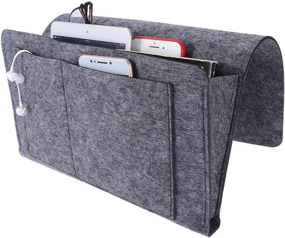 Praktische Organizer voor de Sofa met Opbergzakken voor TV-afstandsbediening en Bedzijde Accessoires
