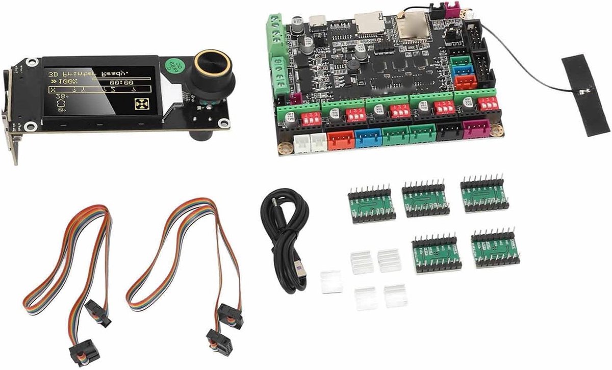 3D-printer Moederbord Kit - Controller Board Print Upgrade - 3D Printen - ESP32 Microcontroller - Niet gespecificeerd - Zwart