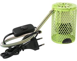 Reptielen Warmtelamp - Terrarium Verwarming - Winter Isolatie - Gelijkmatige Verwarming - 100W - Zwart