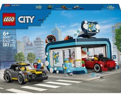 LEGO City Autowasstraat Auto Bouwpakket voor Kinderen Vanaf 6 Jaar 60497