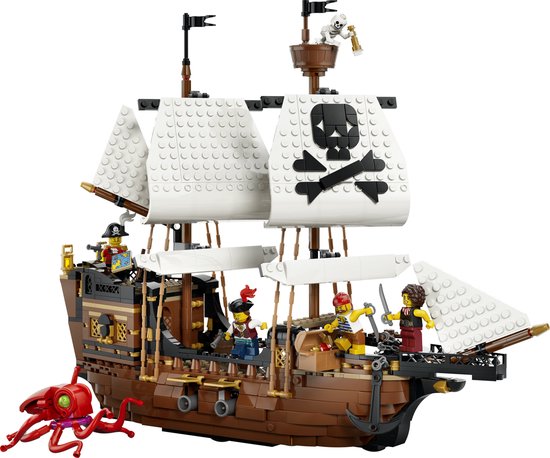 LEGO Creator 3in1 Klassiek Piratenschip Piraten Boot Speelgoed voor Kinderen 31387